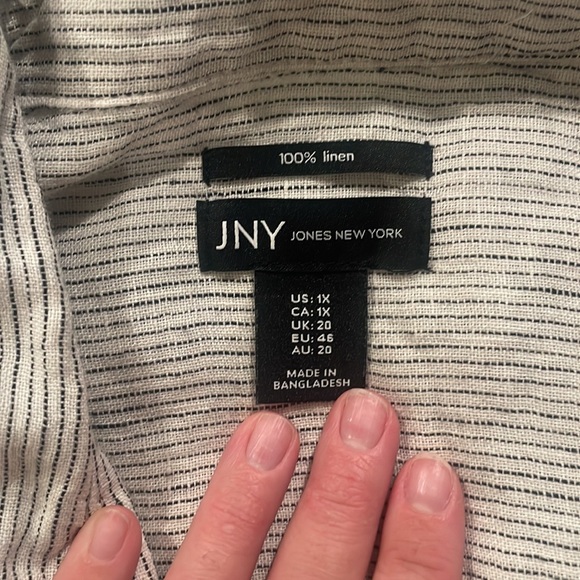 Striped Linen Button Down - Picture 2 of 5